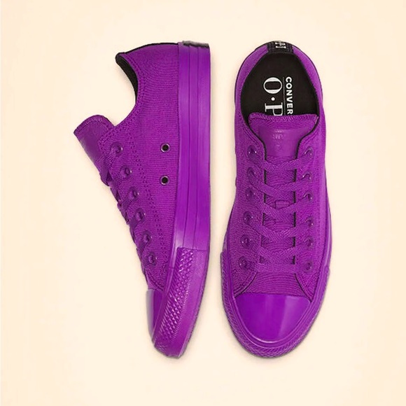 Converse Women's Bold Violet Sneakers - Picture 1 of 14